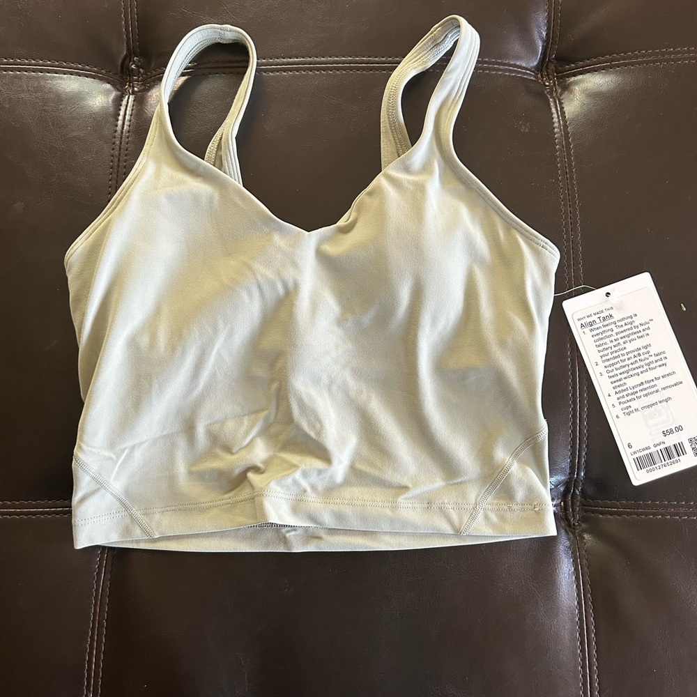 Lululemon Athletica Light Cream Sports Bra